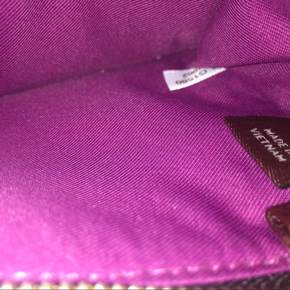 Coach Floral Print Zip Mini - Picture 4 of 7